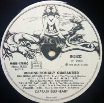 LP Captain Beefheart: Unconditionally Guaranteed