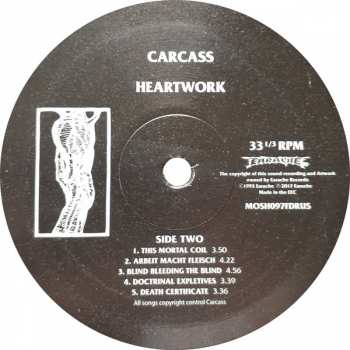 LP Carcass: Heartwork  83100