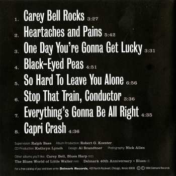 CD Carey Bell: Heartaches And Pain 324385
