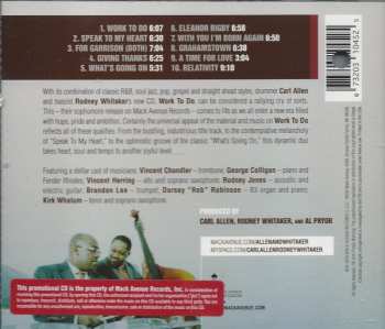 CD Rodney Whitaker: Work To Do