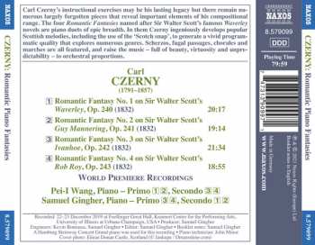 CD Carl Czerny: Romantic Piano Fantasies 116558