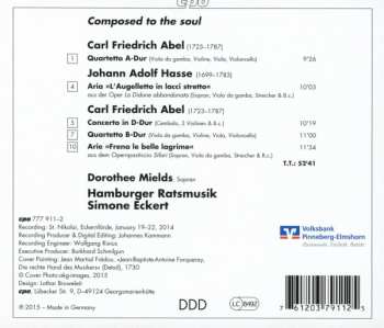 CD Carl Friedrich Abel: Composed To The Soul - Concerti • Quartetti • Arie 305236