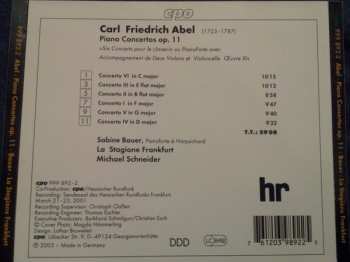 CD Carl Friedrich Abel: Piano Concertos Op. 11 152770