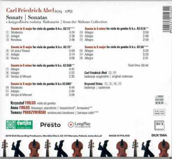 CD Carl Friedrich Abel: Sonatas From The Maltzan Collection 336672