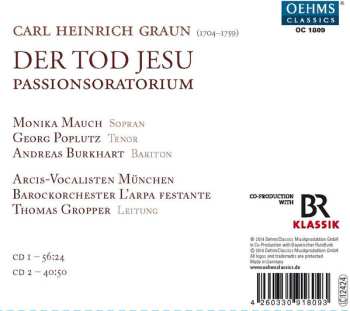 2CD Carl Heinrich Graun: Der Tod Jesu - Passion Cantata   537119