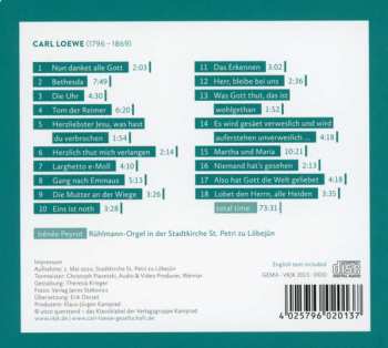 CD Carl Loewe: Carl Loewe Und Die Orgel 492154