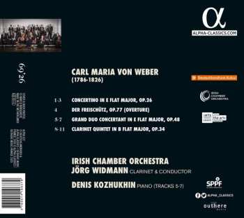 CD Carl Maria von Weber: Clarinet Quintet, Concertino For Clarinet, Grand Duo Concertant; Der Freischütz Overture 459656