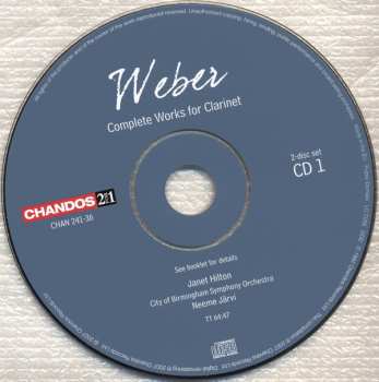 2CD Carl Maria von Weber: Complete Works For Clarinet 509821