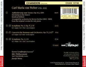 CD Carl Maria von Weber: Orchestral Works 186637