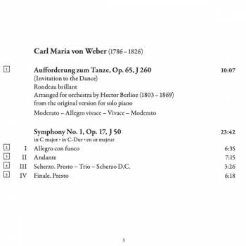 CD Carl Maria von Weber: Orchestral Works 186637