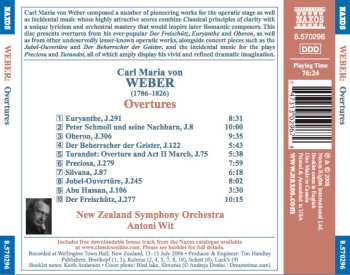 CD Carl Maria von Weber: Overtures - Der Freischütz • Euryanthe • Oberon • Preciosa • Turandot • Silvana • Abu Hassan 447146