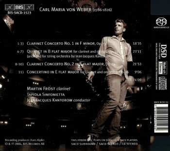 SACD Carl Maria von Weber: Weber: Clarinet Concertos & Quintet 228092