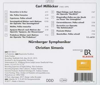 CD Carl Millöcker: Waltzes; Marches; Polkas 123265