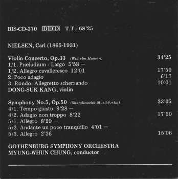 CD Carl Nielsen: Symphony No.5 ✽ Violin Concerto 457391