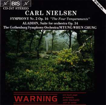 CD Carl Nielsen: Symphony Nr. 2 Op. 16 "The Four Temperaments" / Aladdin, Suite For Orchestra Op. 34 454732