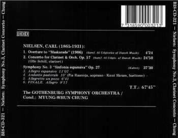 CD Carl Nielsen: Overture To "Maskarade" / Symphony No.3 Op.27 / Concerto For Clarinet & Orchestra Op.57 404766