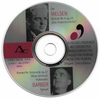 CD Carl Nielsen: Sinfonie Nr. 4 Op. 29 "Das Unauslöschliche" / Konzert Für Violoncello Op. 22 323142