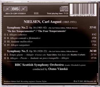 CD Carl Nielsen: Symphonies 2 (The Four Temperaments) & 5 474077