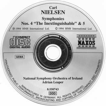 2CD Carl Nielsen: Symphonies Nos. 1 To 6 (Complete) 320051