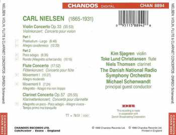 CD Carl Nielsen: The Complete Concertos: Violin Concerto Op. 33 / Clarinet Concerto Op. 57 / Flute Concerto 333387