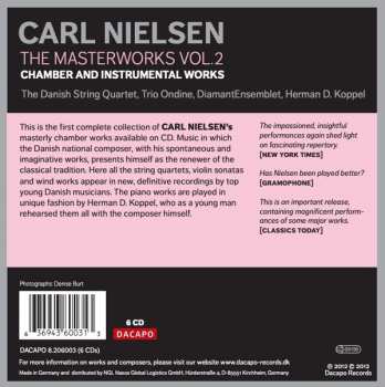 6CD Carl Nielsen: The Masterworks Vol. 2 - Chamber And Instrumental Works 119376