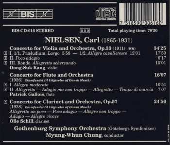 CD Carl Nielsen: Violin Concerto • Flute Concerto • Clarinet Concerto 316479