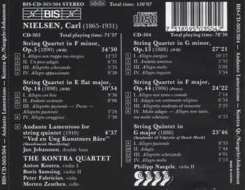 2CD Carl Nielsen: The Four String Quartets / String Quintet ✽ At The Bier Of A Young Artist 516798