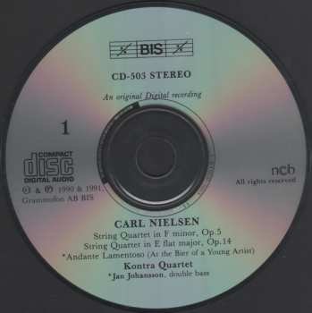 2CD Carl Nielsen: The Four String Quartets / String Quintet ✽ At The Bier Of A Young Artist 516798