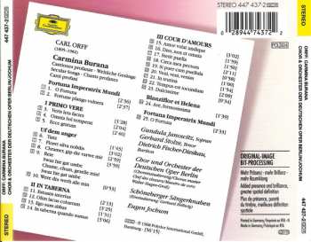 CD Carl Orff: Carmina Burana 418645