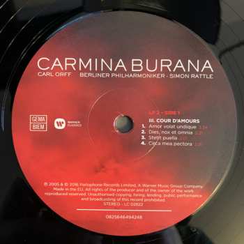 2LP Carl Orff: Carmina Burana 48803