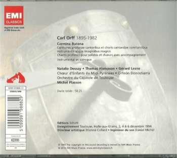 CD Carl Orff: Carmina Burana 196027