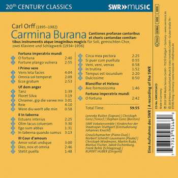 CD Carl Orff: Carmina Burana (Chamber Version) 283946