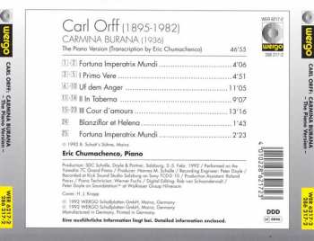 CD Carl Orff: Carmina Burana (The Piano Version) 319372