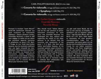 CD Carl Philipp Emanuel Bach: Cello Concertos / Symphony H.648   101778