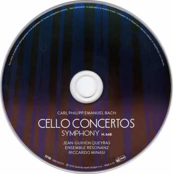 CD Carl Philipp Emanuel Bach: Cello Concertos / Symphony H.648   101778