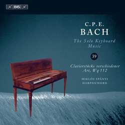 Album Carl Philipp Emanuel Bach: Clavierstücke verschiedener Art, Wq 112