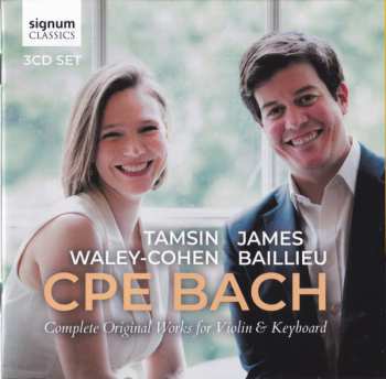 3CD Carl Philipp Emanuel Bach: Complete Original Works For Violin & Keyboard 111281