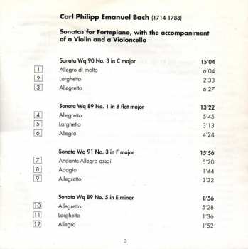 CD Carl Philipp Emanuel Bach: Five Piano Trios 176323