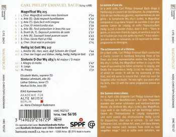 CD Carl Philipp Emanuel Bach: Magnificat • Motet "Heilig Ist Gott" 313234