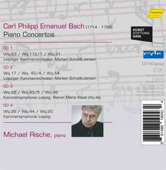 4CD Carl Philipp Emanuel Bach: Piano Concertos 152762