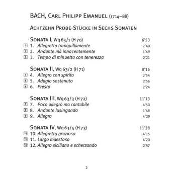 CD Carl Philipp Emanuel Bach: Probestücke 454658