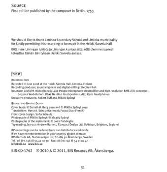 CD Carl Philipp Emanuel Bach: Probestücke 454658