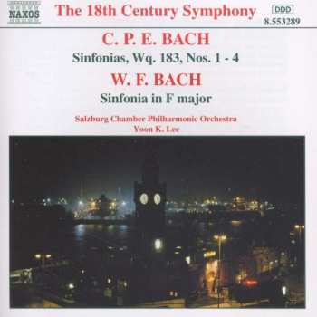 Carl Philipp Emanuel Bach: Sinfonias Wq. 183, Nos. 1 - 4 / Sinfonia In F Major