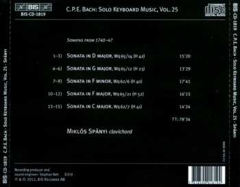 CD Carl Philipp Emanuel Bach: Sonatas From 1740‎–47 464808