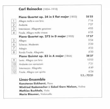 CD Carl Reinecke: Piano Quartets • Piano Quintet 121737