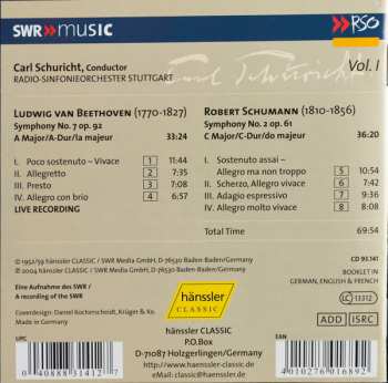 CD Carl Schuricht: Symphony No. 7 / Symphony No. 2 181416