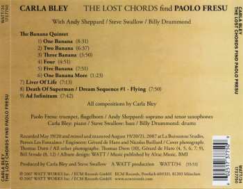 CD Carla Bley: The Lost Chords Find Paolo Fresu 510550