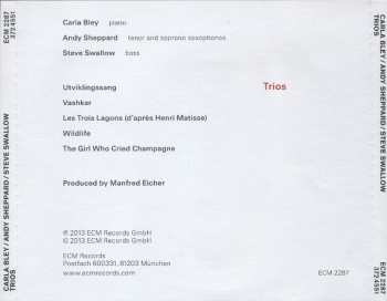 CD Carla Bley: Trios 330843
