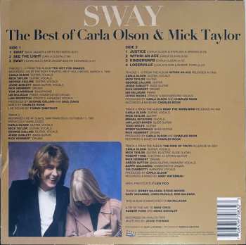 LP Carla Olson: Sway: The Best Of Carla Olson & Mick Taylor  LTD 58813