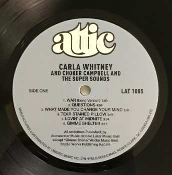 LP Carla Whitney: Choker Campbell & The Super Sounds CLR 58005